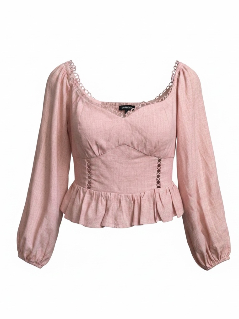 Express Peach‎ Smocked Top